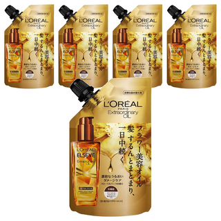 L'OREAL PARiS 巴黎萊雅 金緻護髮精油 補充包 90ml, 5包