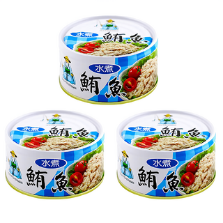 同榮 水煮鮪魚, 180g, 3罐