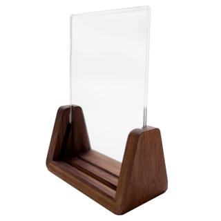 木製良品 U型實木相框, 胡桃木色, 1個