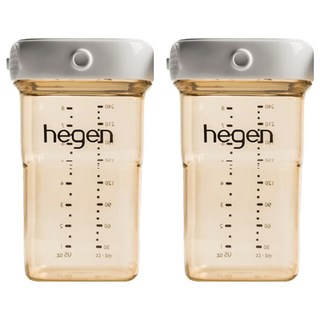 hegen 金色奇蹟PPSU多功能萬用瓶 2入, 240ml, 金色透明, 1組