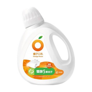 Orange House 橘子工坊 天然濃縮洗衣精制菌雙酵，制菌99.9%，洗淨RSV呼吸道融合病毒, 1.8L, 1瓶