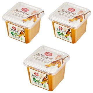 十全 有機味噌, 500g, 3盒