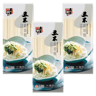 五木 銀絲麵 純素, 400g, 3包