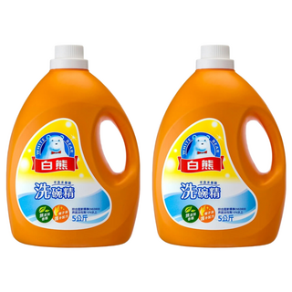 白熊 洗碗精, 5kg, 2桶