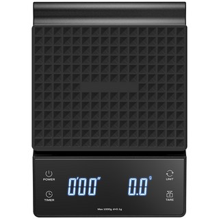 홈플래닛 커피저울, 블랙, DS06CF-BK, 1kg