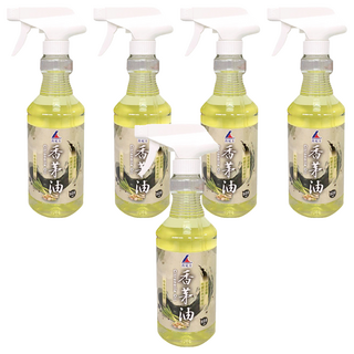 KENNEX 肯尼士 香茅油 525ml 草本萃取精華 無殺蟲劑配方 驅蚊蟲 芳香除臭 清新典雅, 5瓶, 香茅