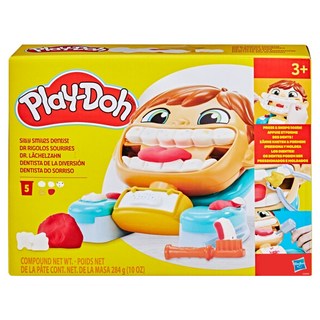 Hasbro 孩之寶 Play-Doh 培樂多 歡樂牙醫遊戲組, 284g, 1盒, 多色