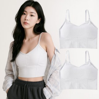 AnotherD 短版彈性小可愛內衣 2件組