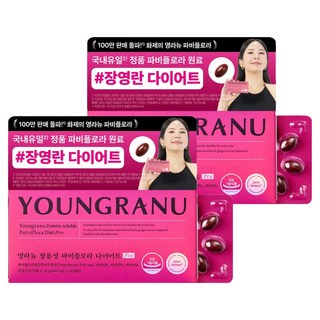 영라뉴 장용성 파비플로라 다이어트 프로, 14정, 2개