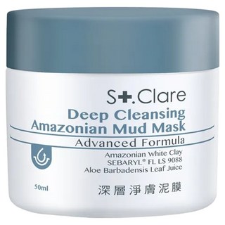 St.Clare 聖克萊爾 50ml 深層清潔亞馬遜泥面膜, 1罐