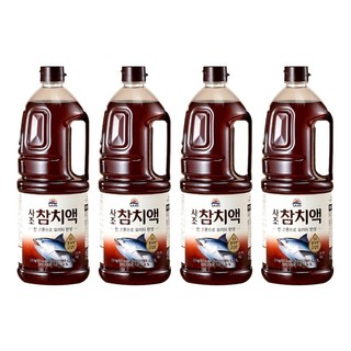 사조 참치액, 2.1kg, 4개