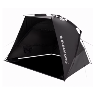 BLACK DOG 黑狗 速搭野餐帳 250 x 160 x 149cm 5.6kg, 黑色