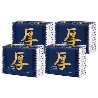 五月花 厚棒袖珍包面紙 8抽, 24包, 4袋