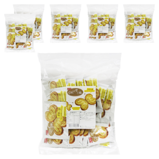 盛香珍 蝴蝶派 原味奶油 厚實口感 16個, 400g, 6袋