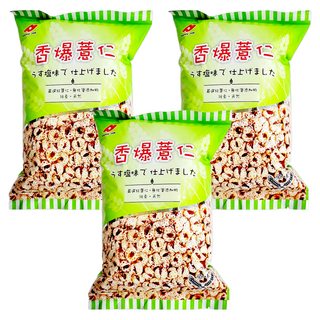 TONG JIH 統記食品 香爆薏仁 純素可食用 多種吃法, 80g, 3包