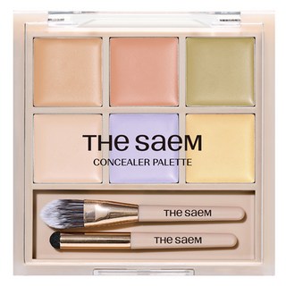 THe SaeM 得鮮 完美6色遮瑕盤 12g, 1個, 01 Cover and Correct