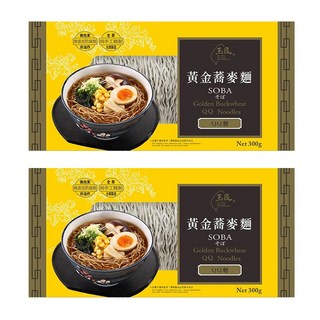 玉民 黃金蕎麥QQ麵, 300g, 2包