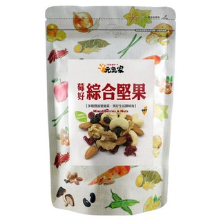 元氣家 莓好綜合堅果 輕烘焙保留營養 酥脆口感帶有濃郁果香, 200g, 1包
