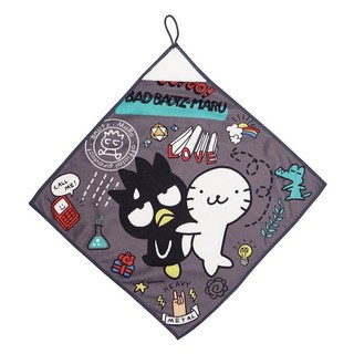 SIMPLE HOUSE 簡單工房 擦手巾 尺寸35x35cm, 酷企鵝 灰色, 1條