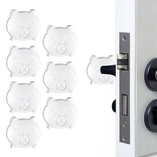 아이끌레 에어 투명 문 보호 패드, 곰, 8개
