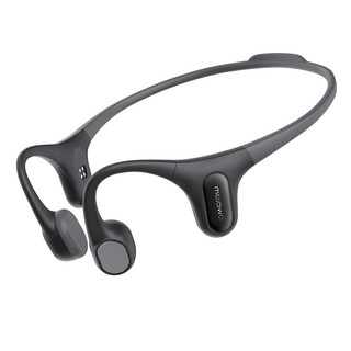 모자와 런플러스 스포츠 오픈이어 IP68 2M 방수 32GB 블루투스 골전도 이어폰, M2101, 블랙