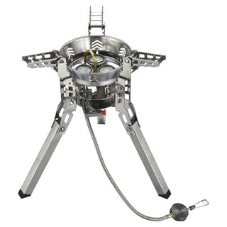 PRO KAMPING 領航家 暴焱爐 PK-34 高山瓦斯罐專用 三槍頭大火力, 32 x 32 x 30.5cm, 1個