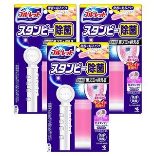 小林製藥 BLUELET 新世代廁所馬桶便器芳香印 花香 清潔除臭一次完成, 28g, 3組