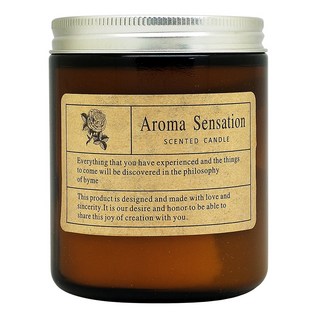 棕瓶香氛蠟燭#英國梨小蒼蘭 天然精油香氛 持久清新 舒緩壓力, 1入, 200g