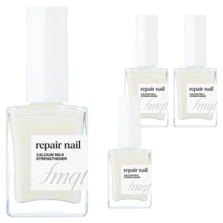 菲詩小舖 fmgt 修護指甲油, 10ml, 4個, 04 Calcium Milk Strengthener