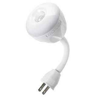 MAX STAR 太星電工 LED感應燈 4W AC插頭式 暖白光 360度角度調整, 1個