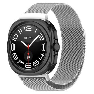 누아트 갤럭시워치 호환 스트랩 퀵 릴리즈 밀레니즈 밴드, 실버, 1개