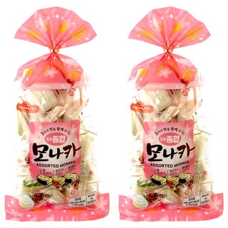 ILKWANG 綜合最中餅 紅豆+栗子+綠藻口味, 350g, 2袋