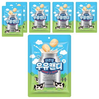 청우식품 대관령 우유 캔디진, 115g, 6개