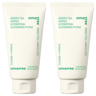 INNISFREE 綠茶保濕胺基酸潔面乳, 150g, 2條
