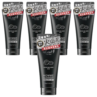 isLeaf 男士激淨潔面乳火山泥, 150g, 5件
