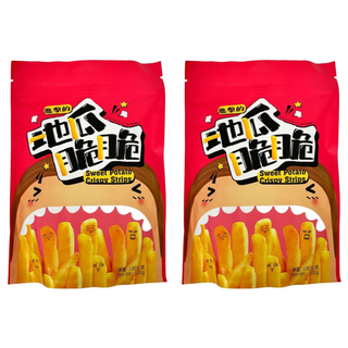 六福 地瓜脆條 新鮮營養 低溫真空烘乾技術製成, 100g, 2包