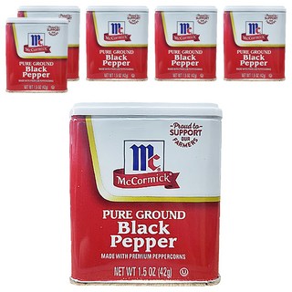 McCormick Black Pepper 黑胡椒粉, 42g, 6個