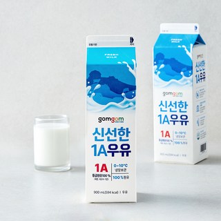 곰곰 신선한 1A 우유, 900ml, 2개