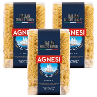 AGNESI 義大利螺旋麵, 500g, 1包, 3包
