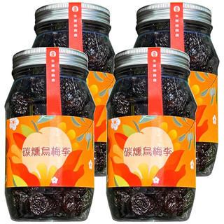 碳燻烏梅李, 330g, 4罐