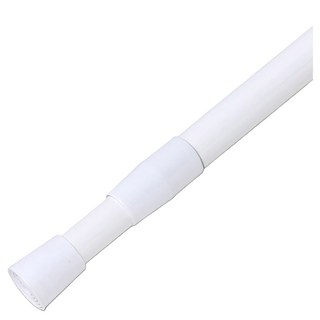 SUNDECO 彈簧伸縮桿 無需工具輕鬆安裝, 6號(22mm x 105~190cm), 白色