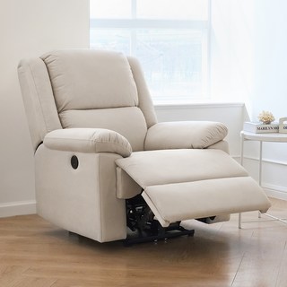 웰퍼니쳐 리우 전동 리클라이너 1인 소파 방문설치, 아이보리