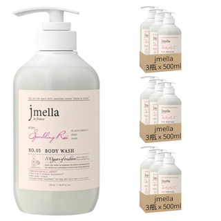 jmella 法式漫舞香水沐浴乳 No.05 Sparkling Rose, 500ml, 9瓶
