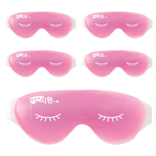 DH메디케어 아이시원해 아이마스크 핑크, 1개입, 5개