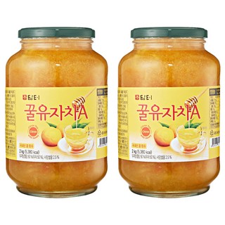 담터 꿀유자차A, 2kg, 1개입, 2개
