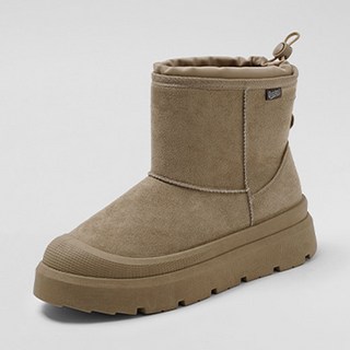 ChakanShoes 女款冬季抽繩內刷毛中筒雪靴 WTSDR4g855