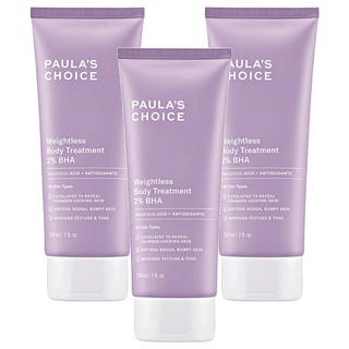 PAULA'S CHOICE 寶拉珍選 2%水楊酸身體乳 去角質 清爽保濕, 210ml, 3條