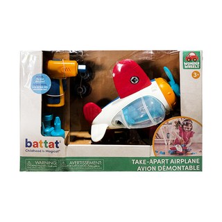 battat toys 科育 索羅斯戰鬥機 TAKE-APART AIRPLANE, 不適用, 索羅斯戰鬥機 多色, 1盒