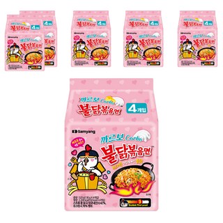 Buldak Ramen 奶油白醬火辣雞肉風味鐵板炒麵 130g, 24包