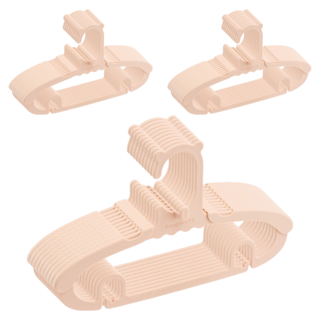 agazzang 4段可調節長度孩童衣架, 粉色, 30個